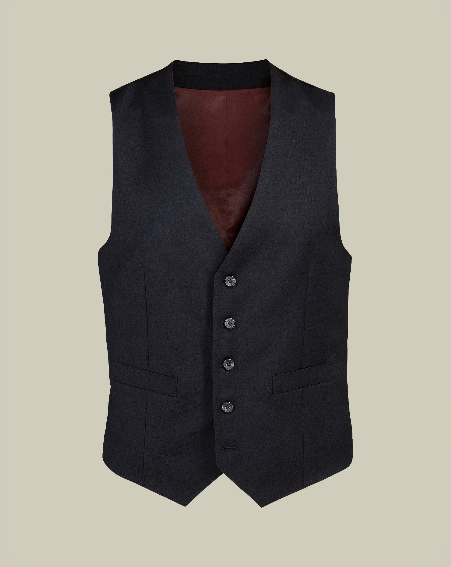 Natural Stretch Twill Vest
