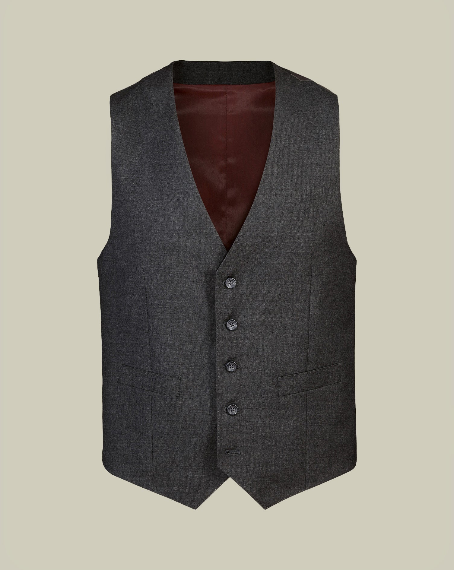 Natural Stretch Twill Vest