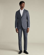 Natural Stretch Twill Suit Airforce
