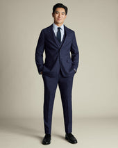 Check Suit - Ink Blue