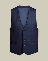 Check Suit Ink Blue