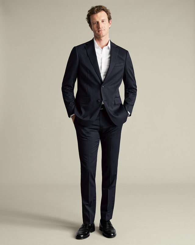 Stripe Suit - Navy