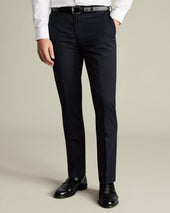 Stripe Suit Pants - Navy