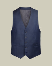 Natural Stretch Twill Vest - Royal Blue