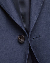 Natural Stretch Twill Suit Jacket Blue