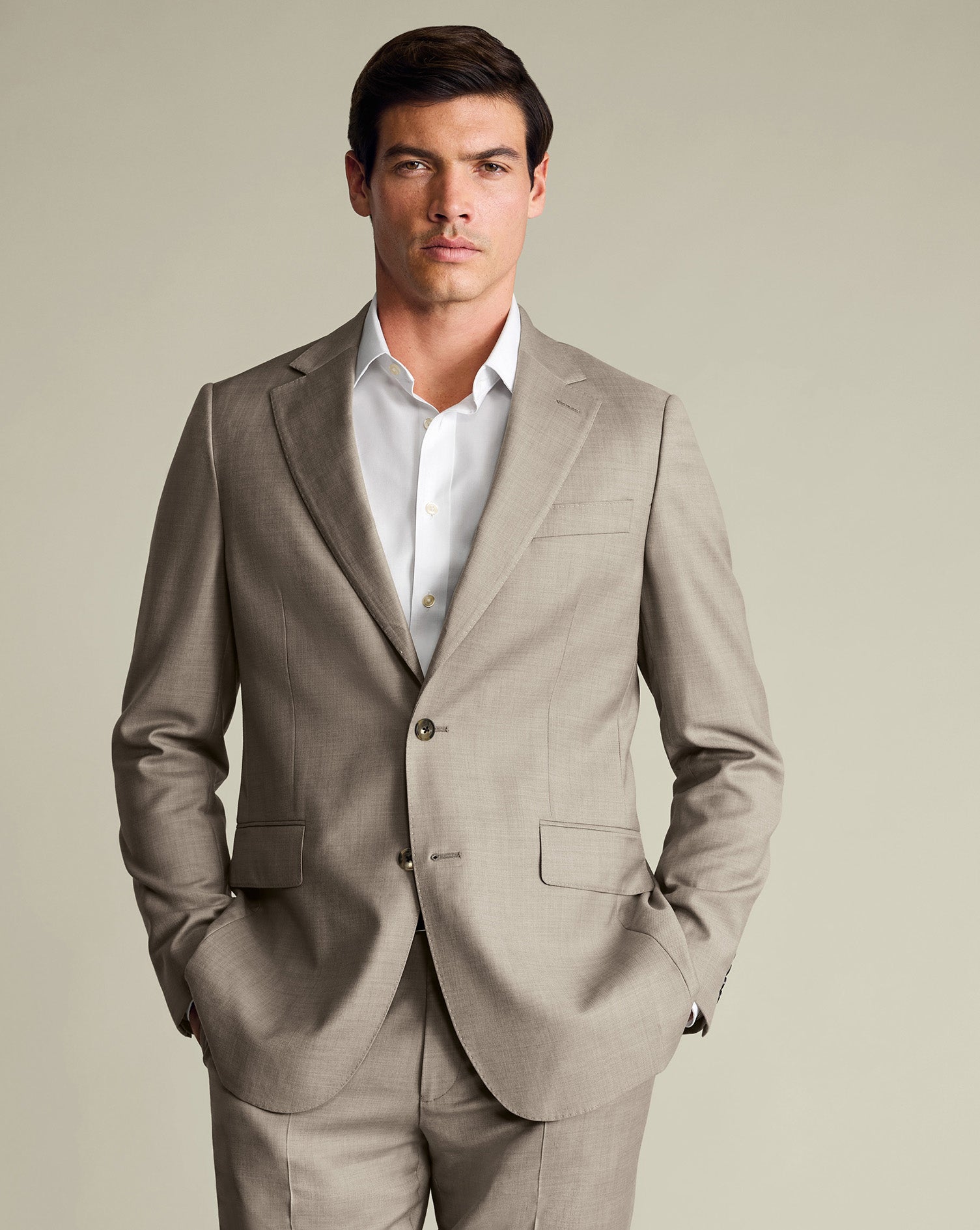 Natural Stretch Twill Suit Jacket