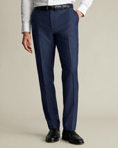 Natural Stretch Twill Suit Pants – Indigo Blue
