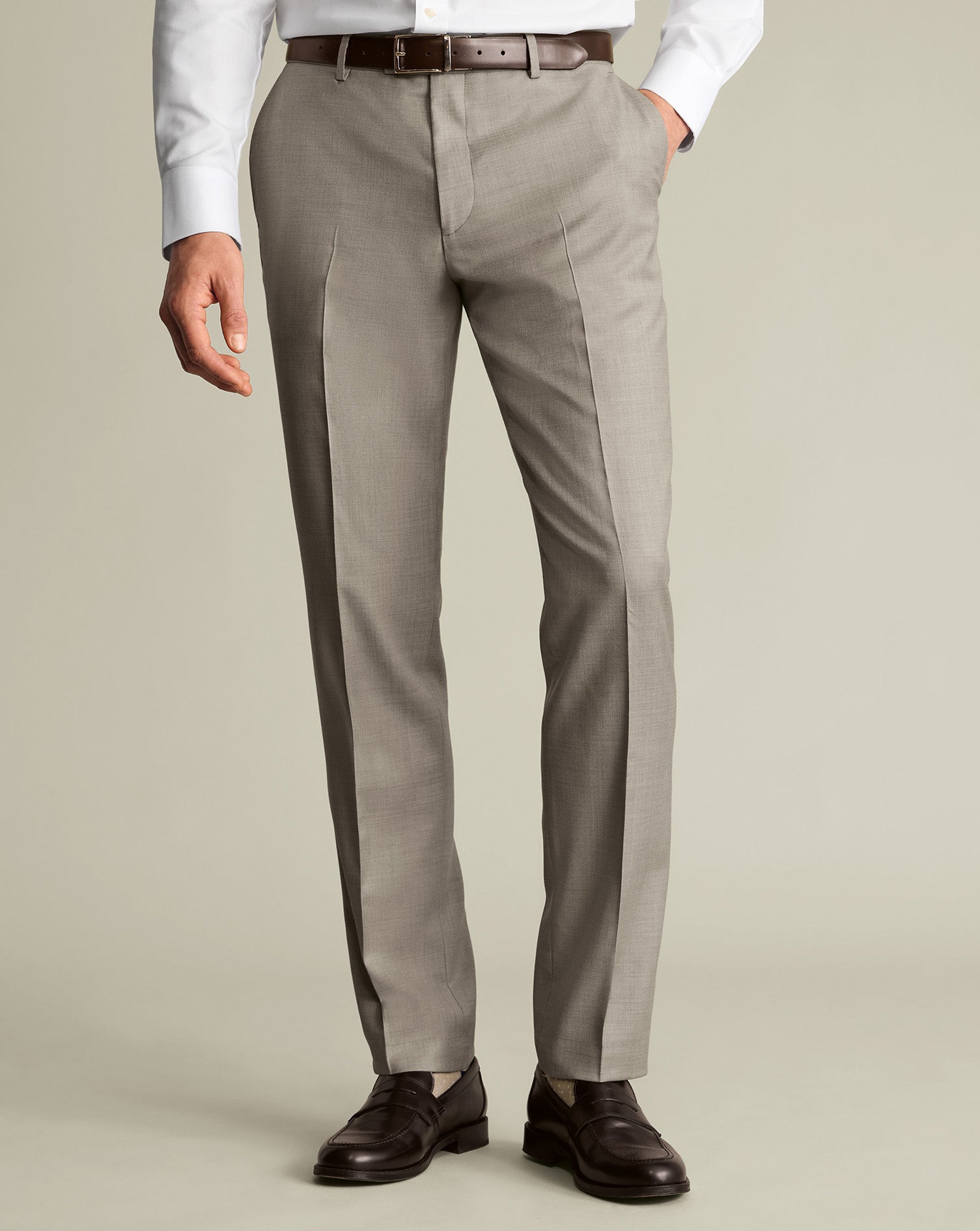 Natural Stretch Twill Suit Pants