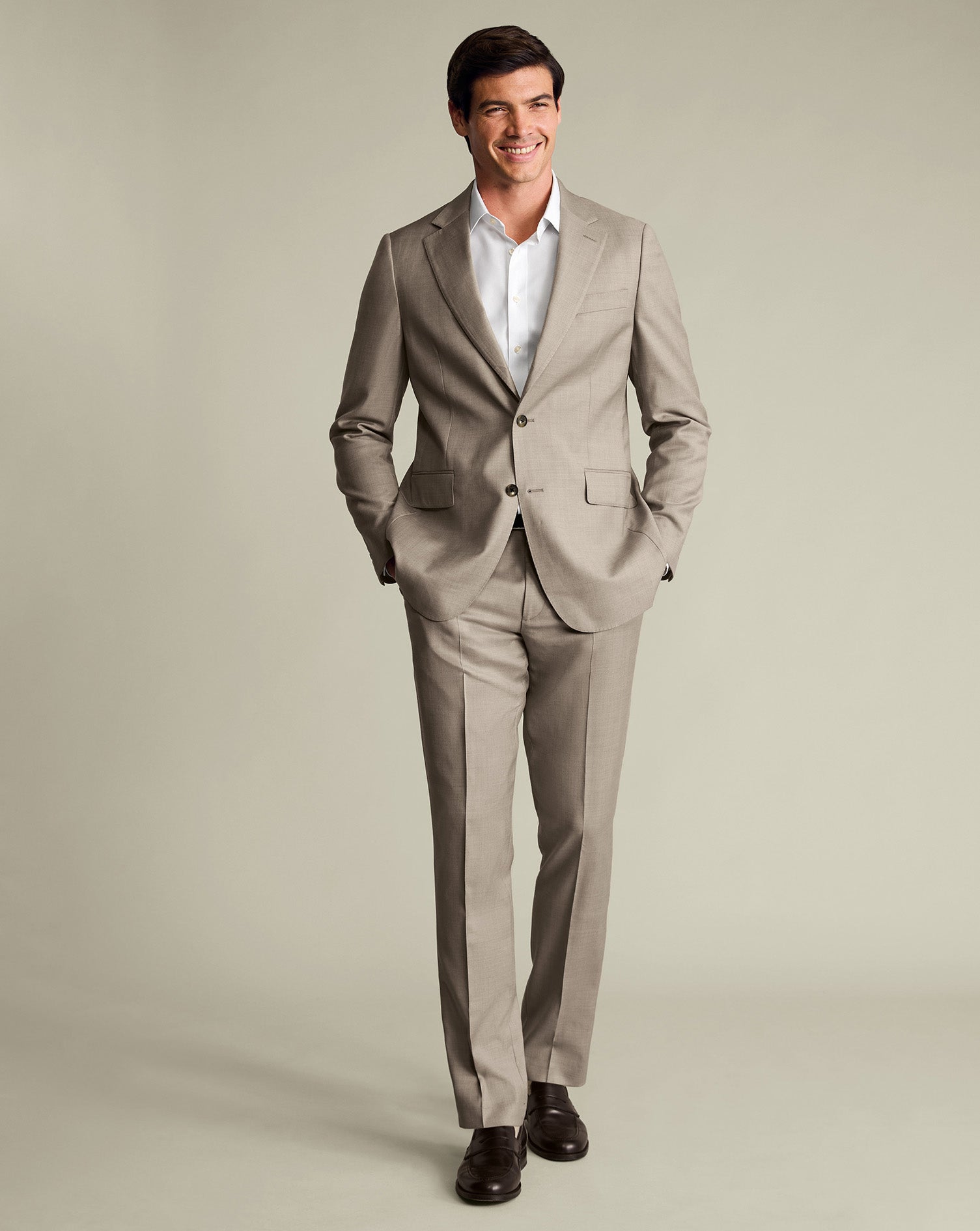 Natural Stretch Twill Suit