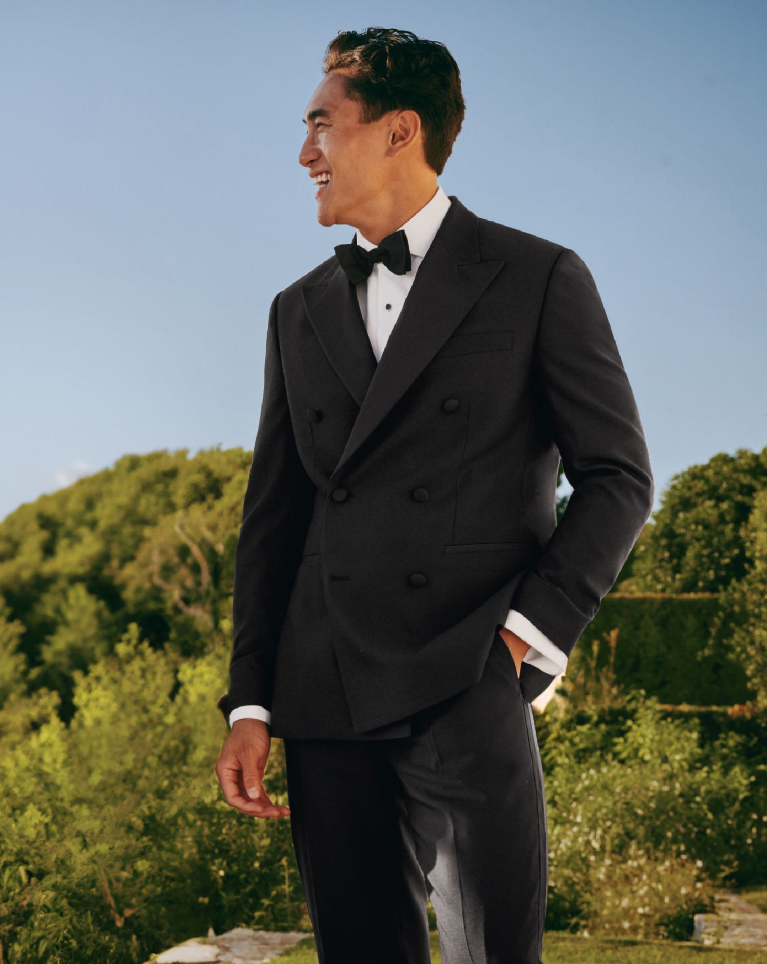 Double Breasted Tuxedo Jacket