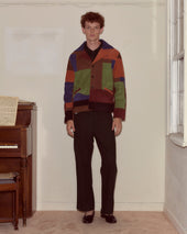Suede Collage Jacket