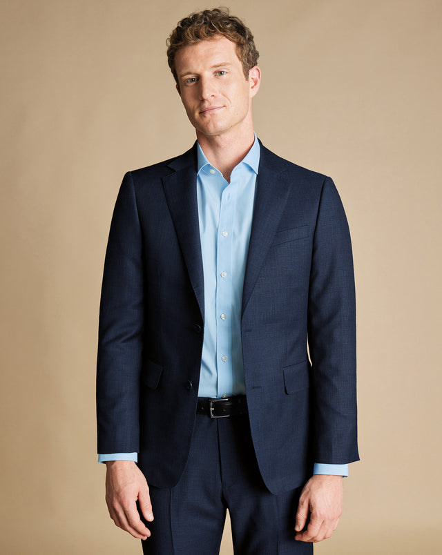 Italian Luxury Suit Jacket - French Blue