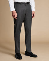 Italian Luxury Suit Pants - Dark Gray