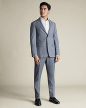 Italian Puppytooth Suit Jacket Airforce