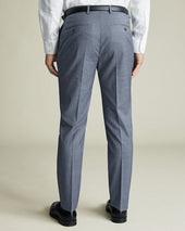 Italian Puppytooth Suit Pants Airforce
