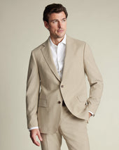 Italian Suit Jacket - Stone