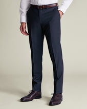Italian Suit Pants - Steel Blue