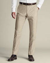 Italian Suit Pants - Stone