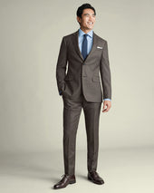 Luxury Italian Suit Mocha