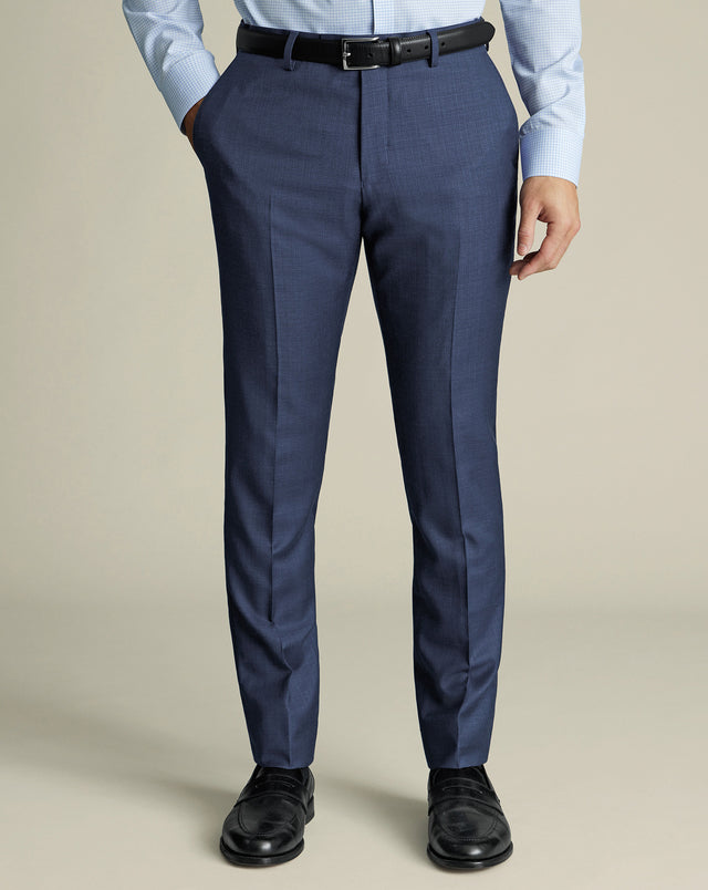Italian Luxury Suit Pants - Royal Blue