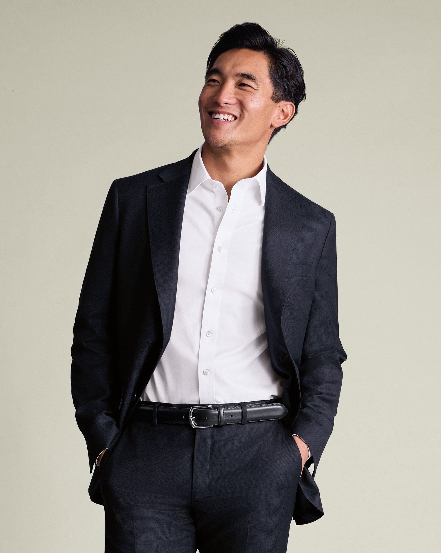 Italian Luxury Birdseye Suit Jacket