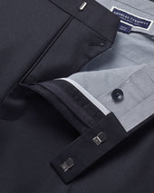 Italian Luxury Birdseye Suit Pants