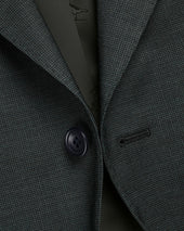 Italian Puppytooth Suit Jacket Green