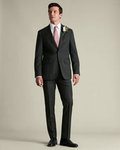 Italian Puppytooth Suit Green
