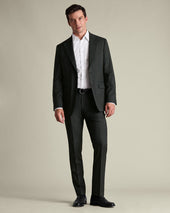 Italian Puppytooth Suit Pants Green