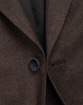 Italian Flannel Suit Brown