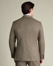 Double Breasted Italian Flannel Suit Jacket