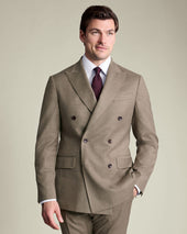 Double Breasted Italian Flannel Suit