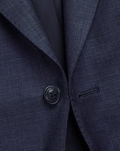 Italian Luxury Suit Ink Blue