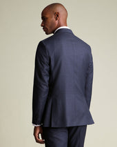 Italian Luxury Suit Ink Blue