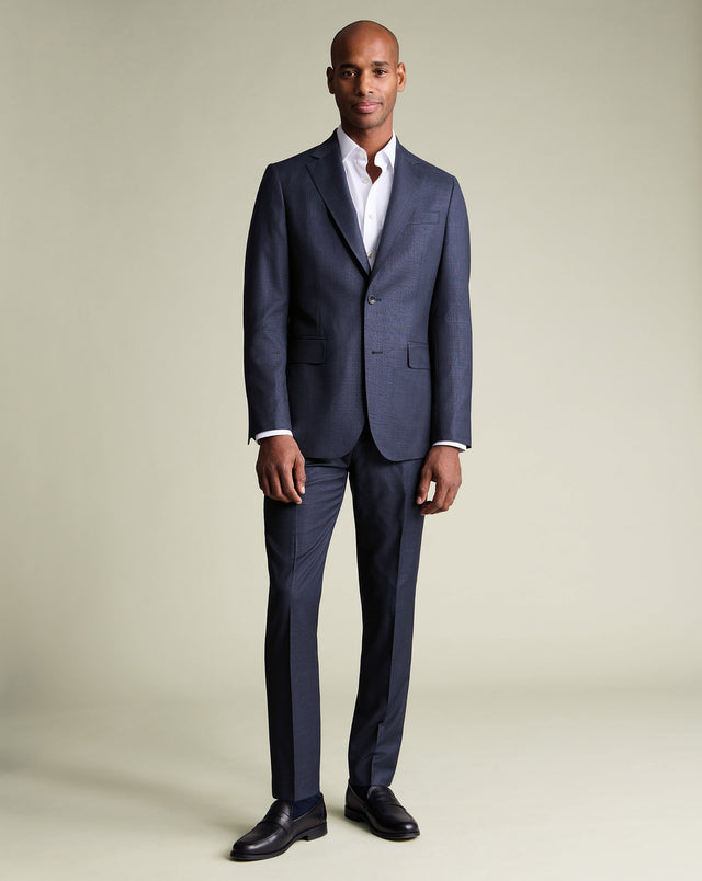 Italian Luxury Suit - Ink blue