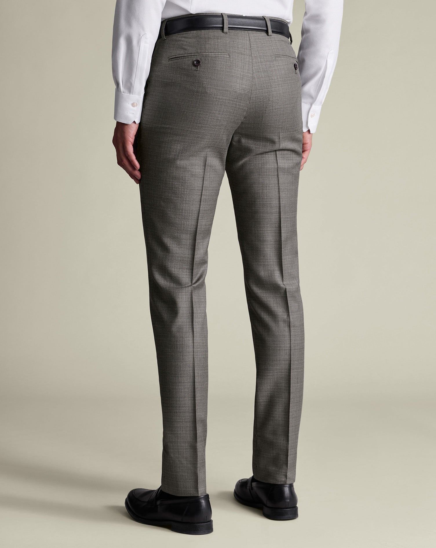 Italian Luxury Suit Pants Gray