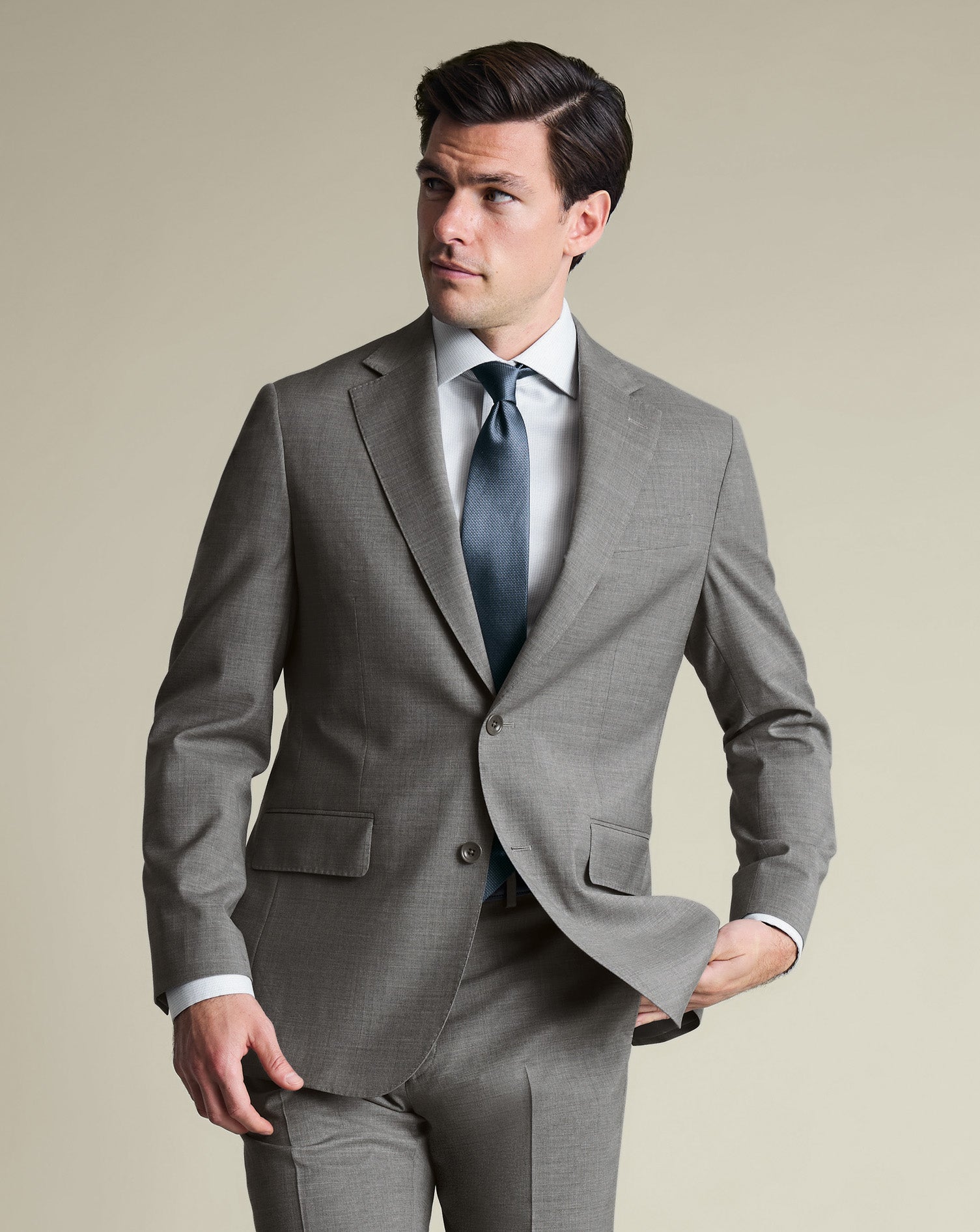 Italian Suit Jacket Grey