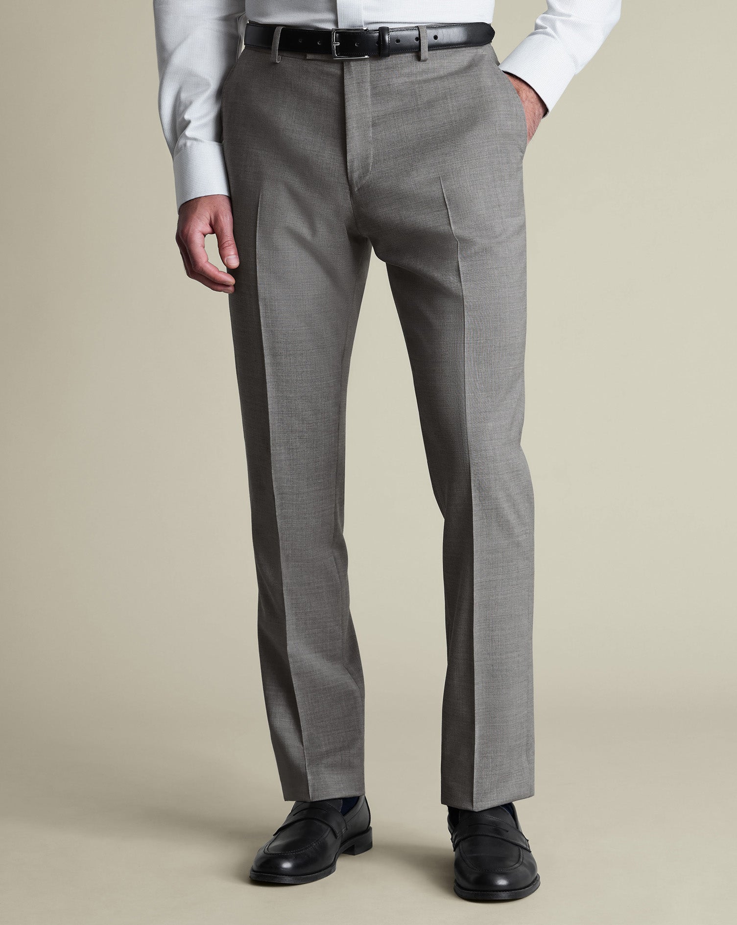 Italian Suit Pants Grey
