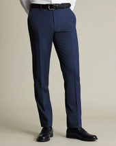 Italian Puppytooth Suit Pants – Ink Blue