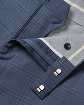 Italian Check Suit Pants
