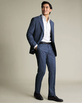 Italian Check Suit Pants