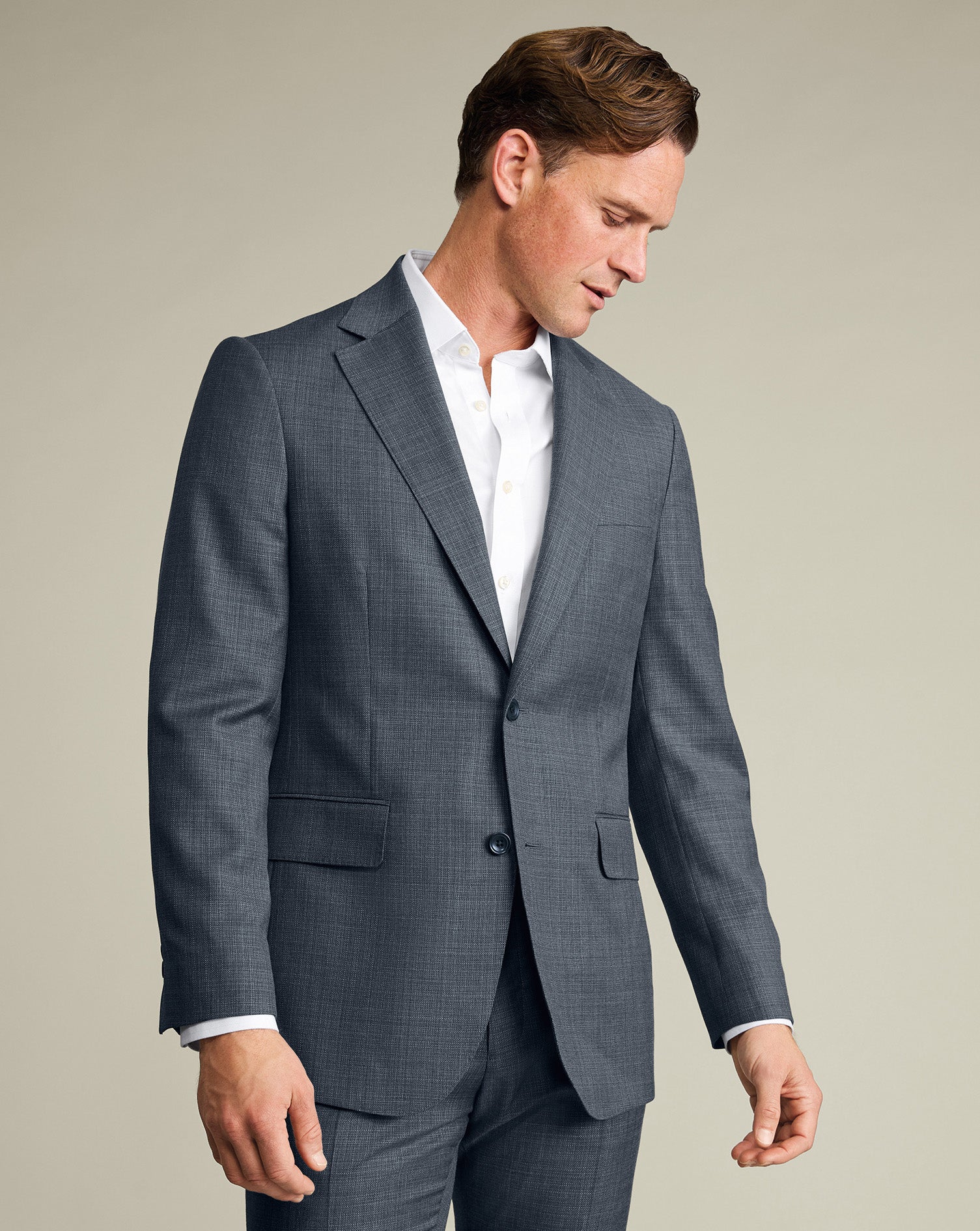Italian Luxury Suit Jacket Grey