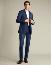 Italian Luxury Suit Jacket Ink Blue