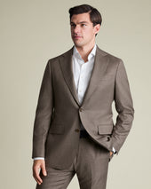 Italian Luxury Suit Jacket – Taupe