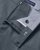 Italian Luxury Suit Pants Gray