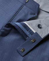 Italian Luxury Suit Pants Ink Blue