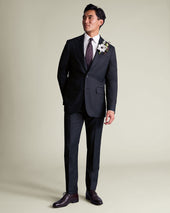 Luxury Italian Birdseye Suit