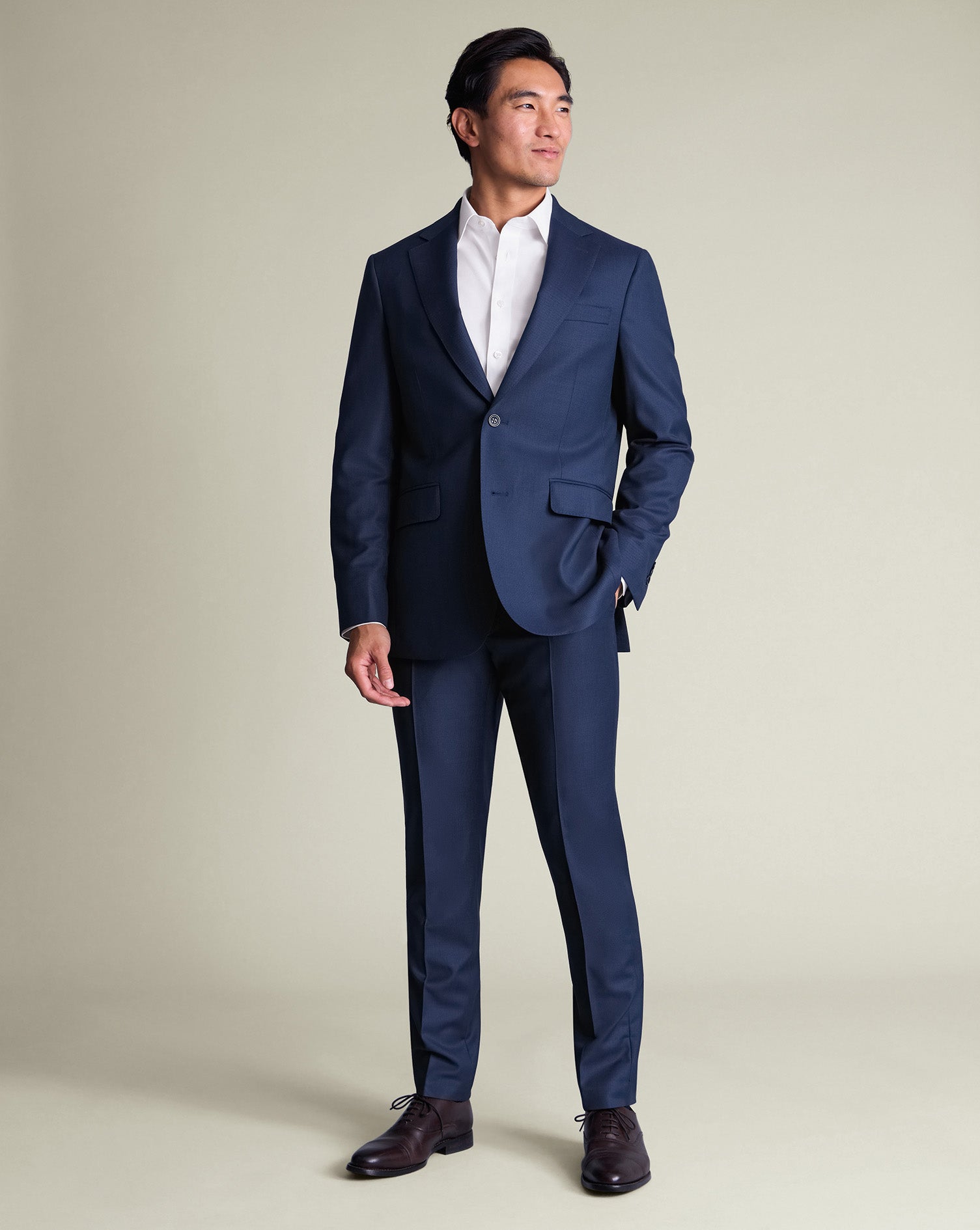 Luxury Italian Birdseye Suit