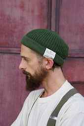 Man Beanie Linen Pigment
