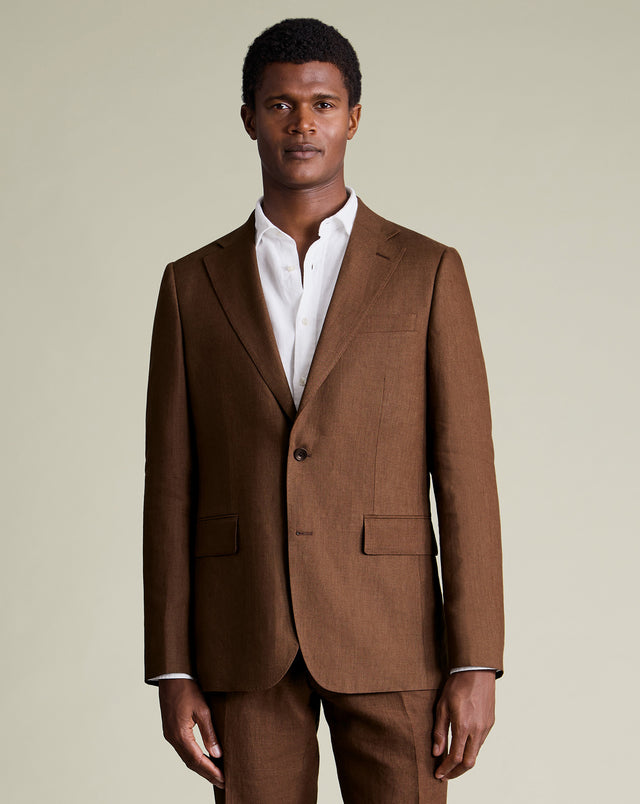 Veste en lin - Rouille